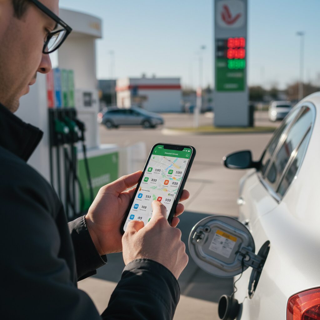 Comparaison prix stations app