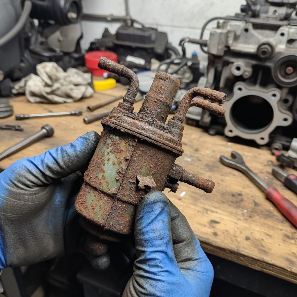 Pompe diesel endommagee