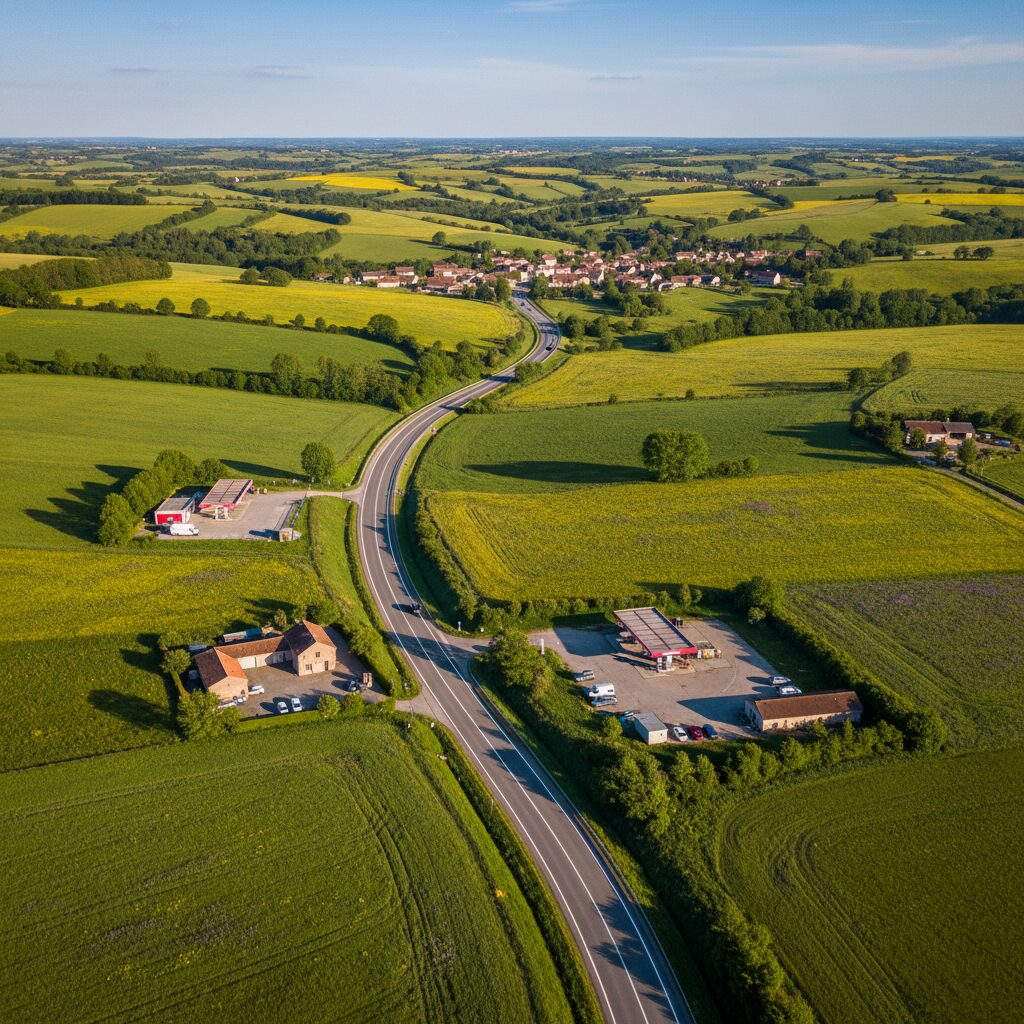 Reseau stations e85 rural