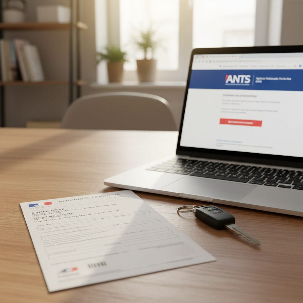Carte grise demande en ligne : guide complet 2026