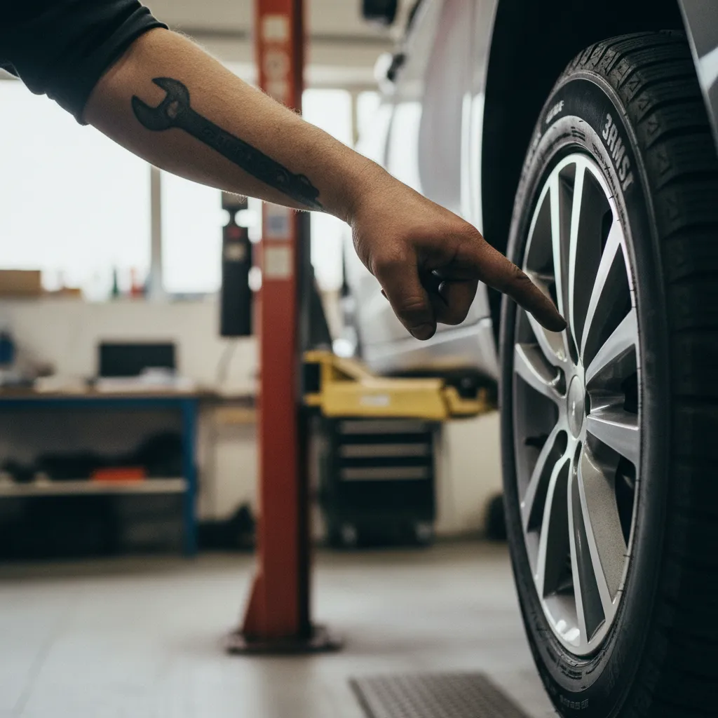 Le marquage 3PMSF sur le flanc du pneu certifie ses performances sur neige