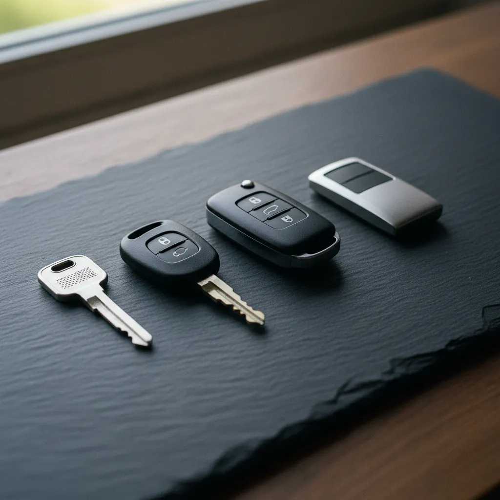 Les différents types de clés de voiture : mécanique, pliante, télécommande et intelligente