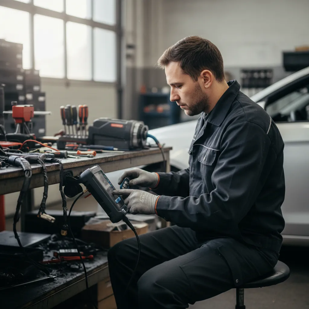 Programmation d'un transpondeur de clé automobile à l'aide d'une valise de diagnostic
