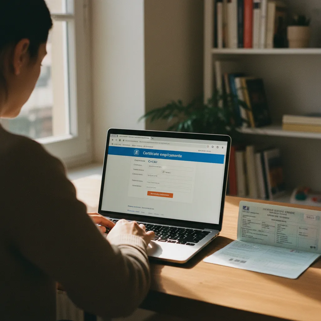 La commande en ligne sur le site officiel est la méthode la plus rapide pour obtenir sa vignette