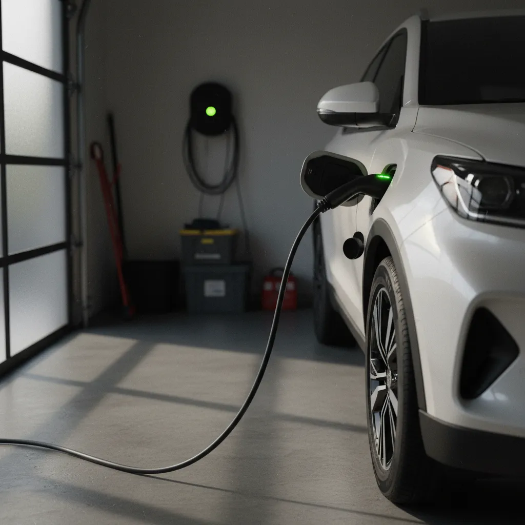 La recharge d'une hybride rechargeable sur borne domestique prend entre 2 et 6 heures