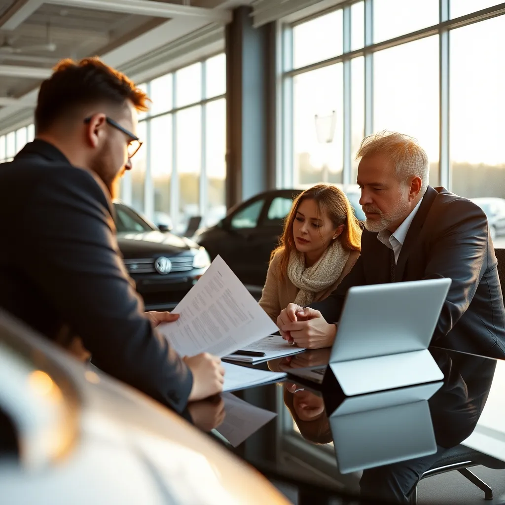 Vérification de l'éligibilité aux aides avec un conseiller en concession automobile