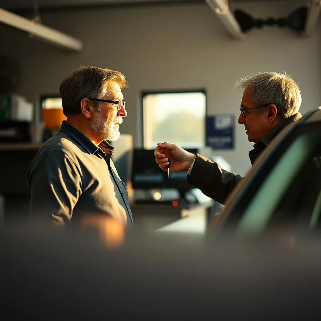Restitution du véhicule après une réparation automobile enfin terminée