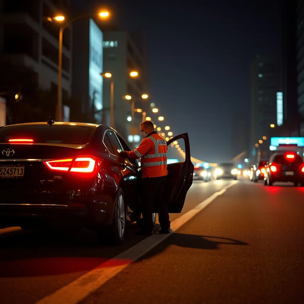 Intervention de dépannage nocturne en milieu urbain à Lyon